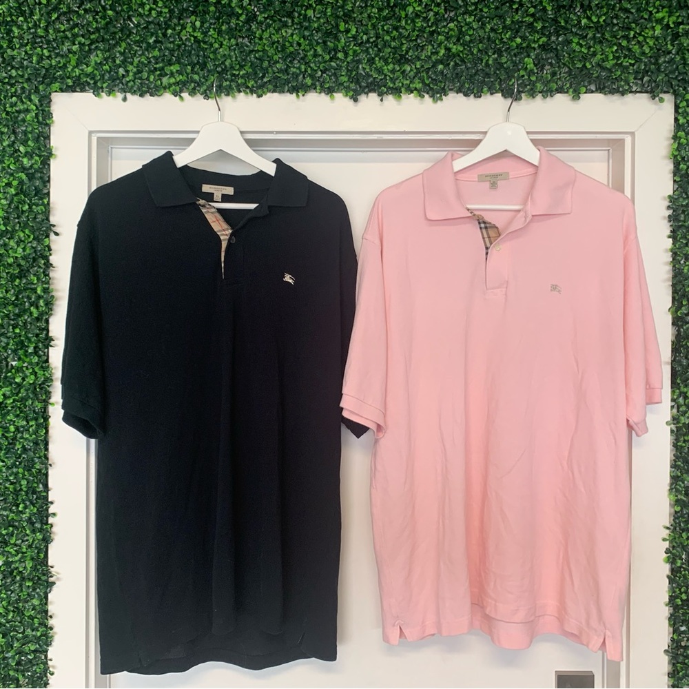 2(!) Burberry london polos fits like xxl